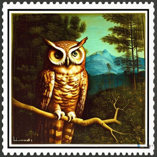 Owl in the Forest   by @Maulinex2000