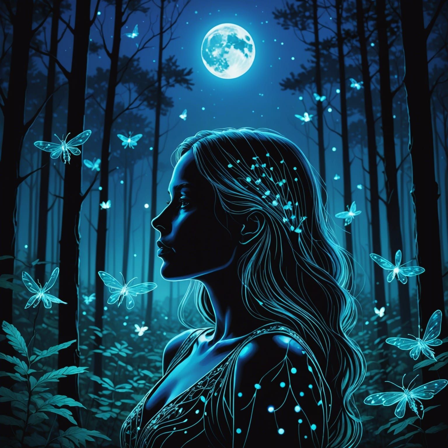 Dreaming in the Forest   by @StarCrystal