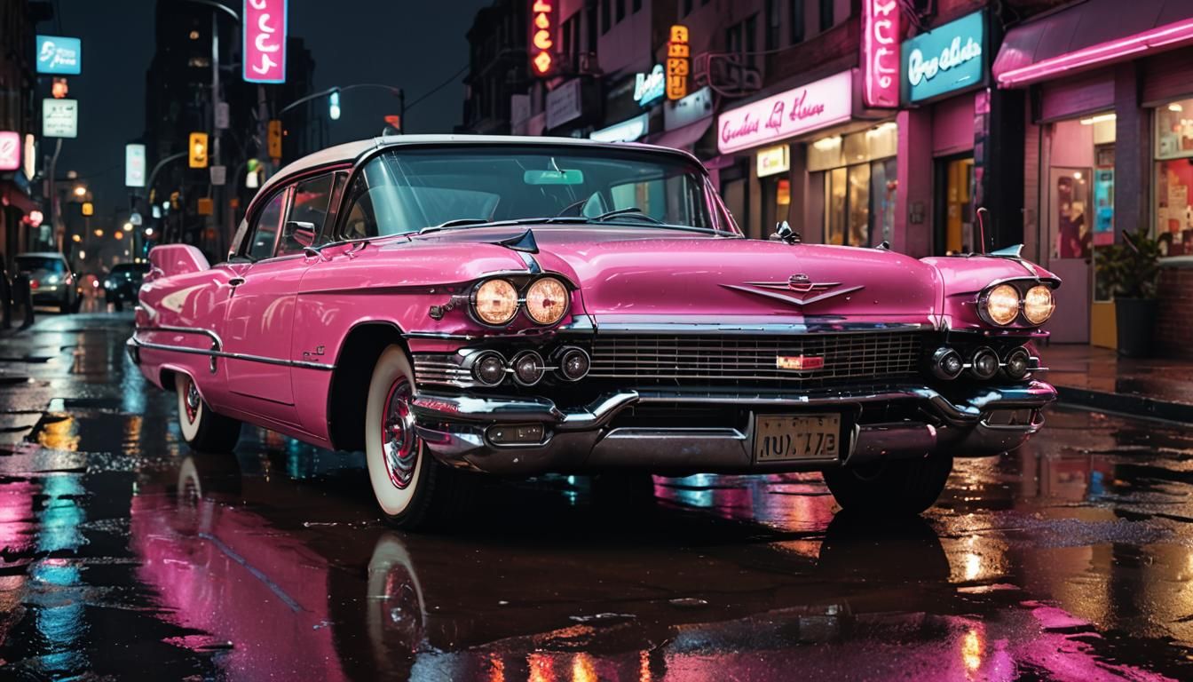 1958  Pink Cadillac  by @DunkirkSpinach