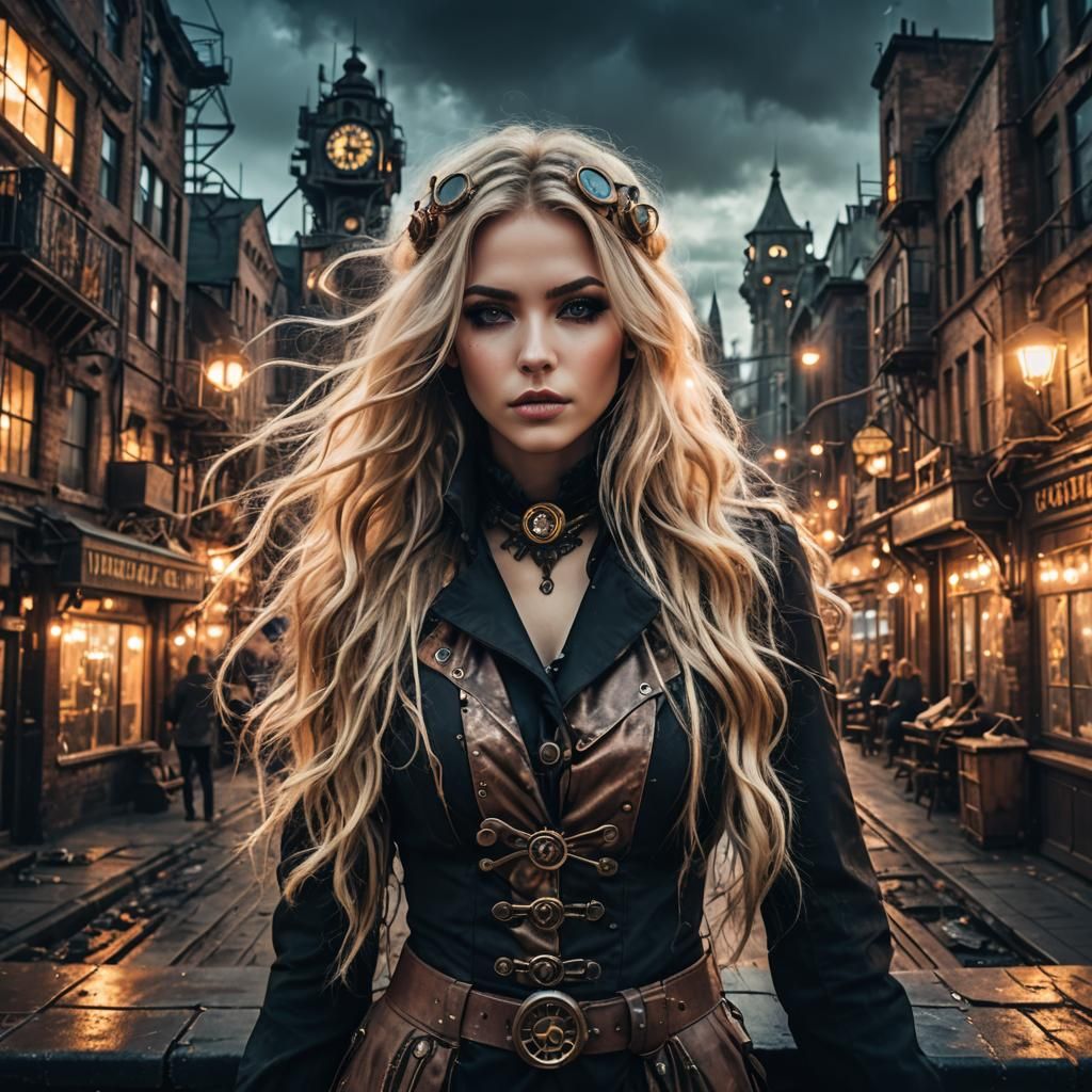 Mysterious Steampunk Girl