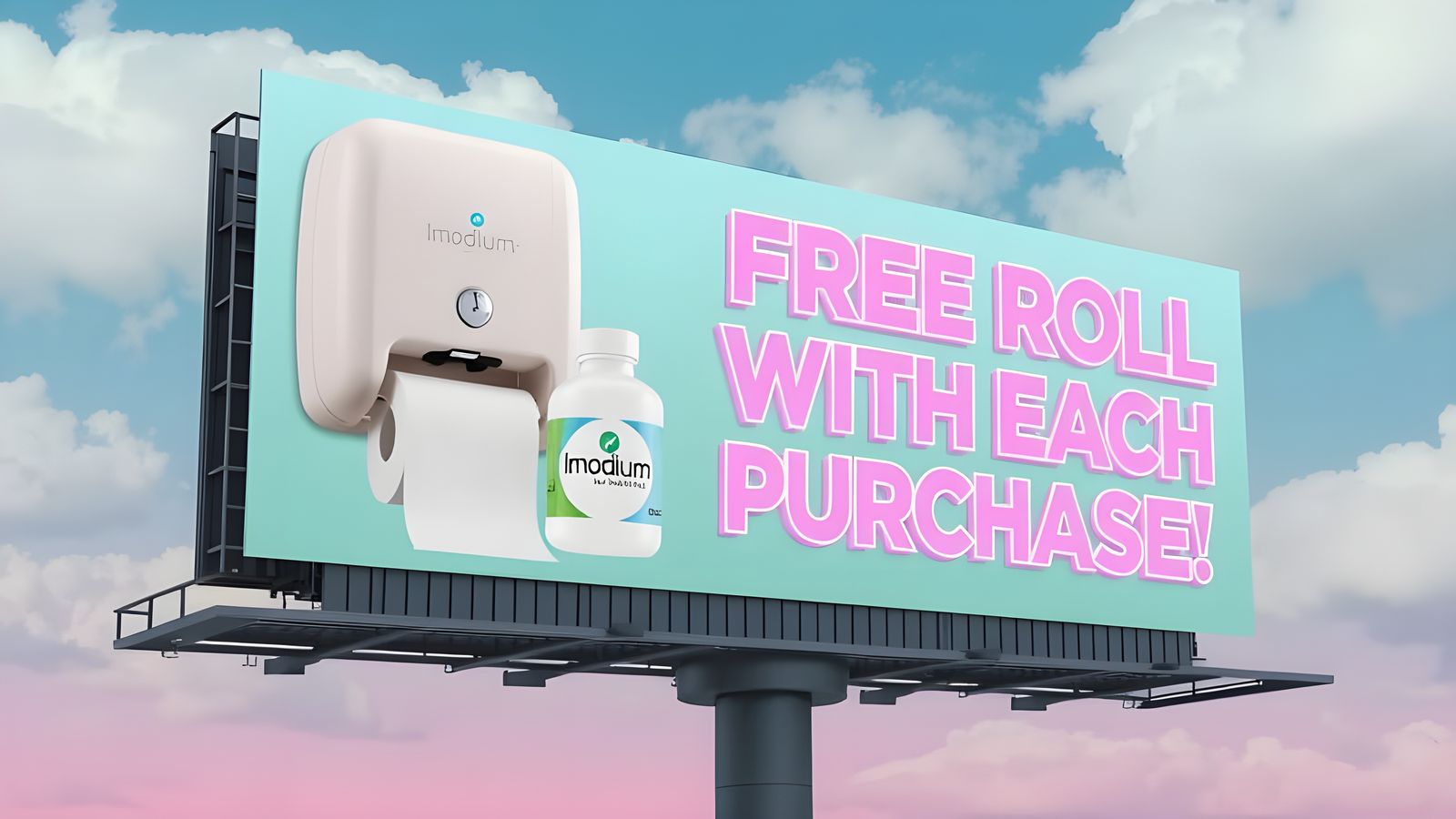 Imodium Billboard  by @WolfeyWonder