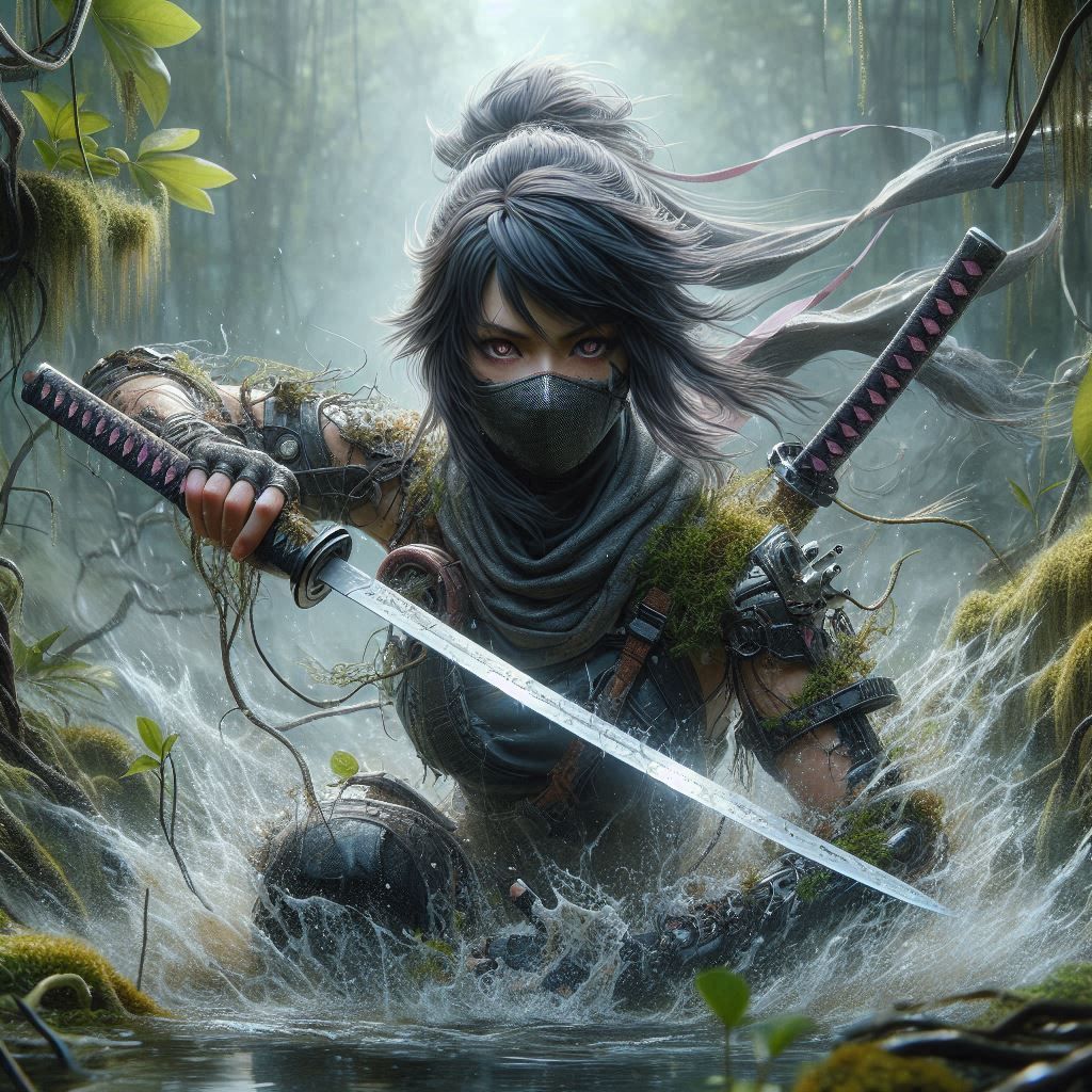 ninja sneaking through the swamp 5