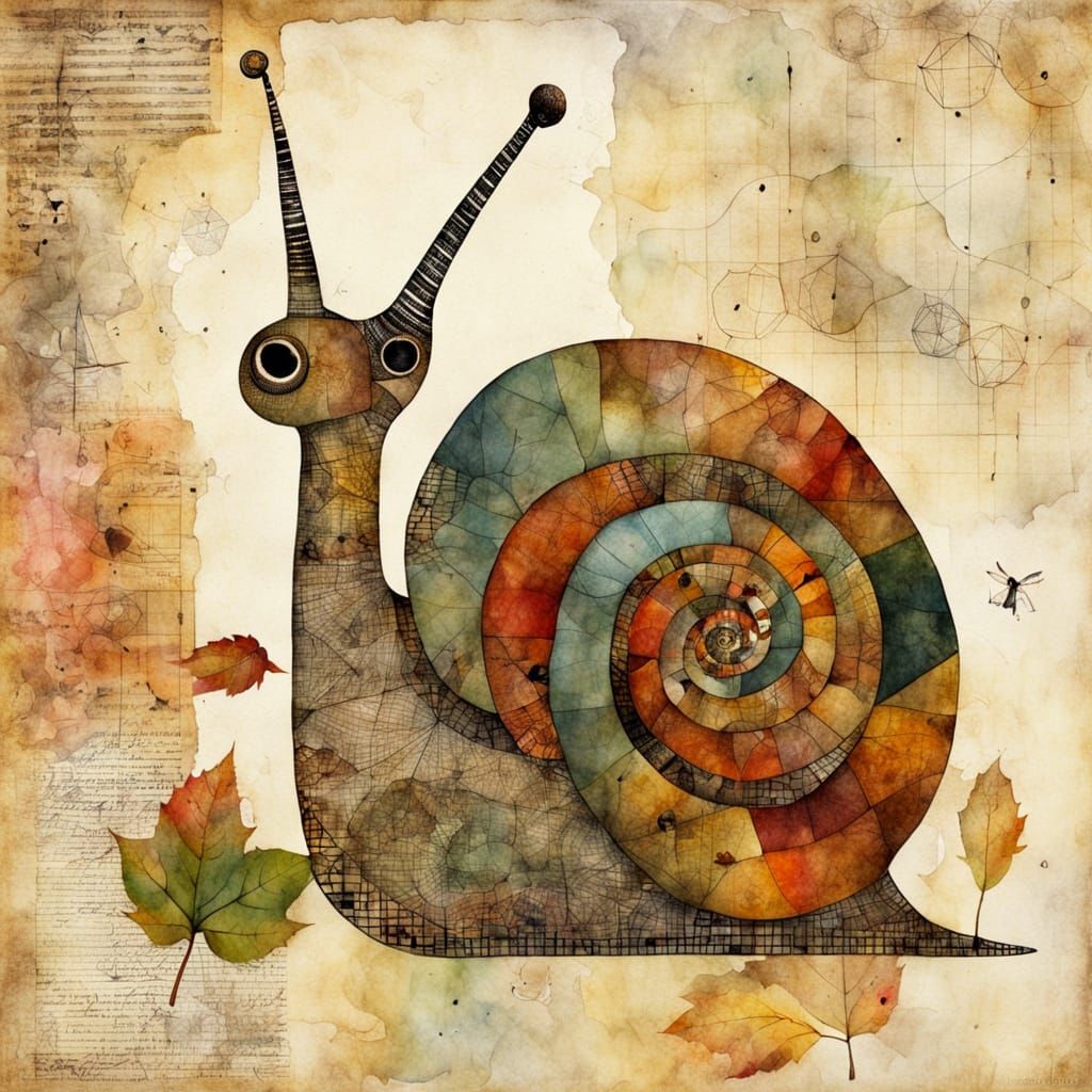 Beautiful abstract snail  by @Mapont