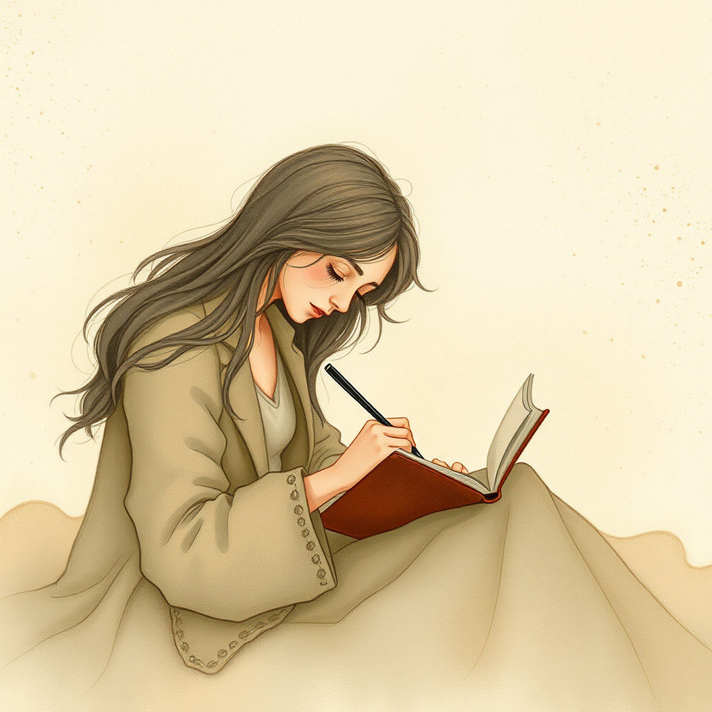 Dreamy Journal Entry in Whispery Shades