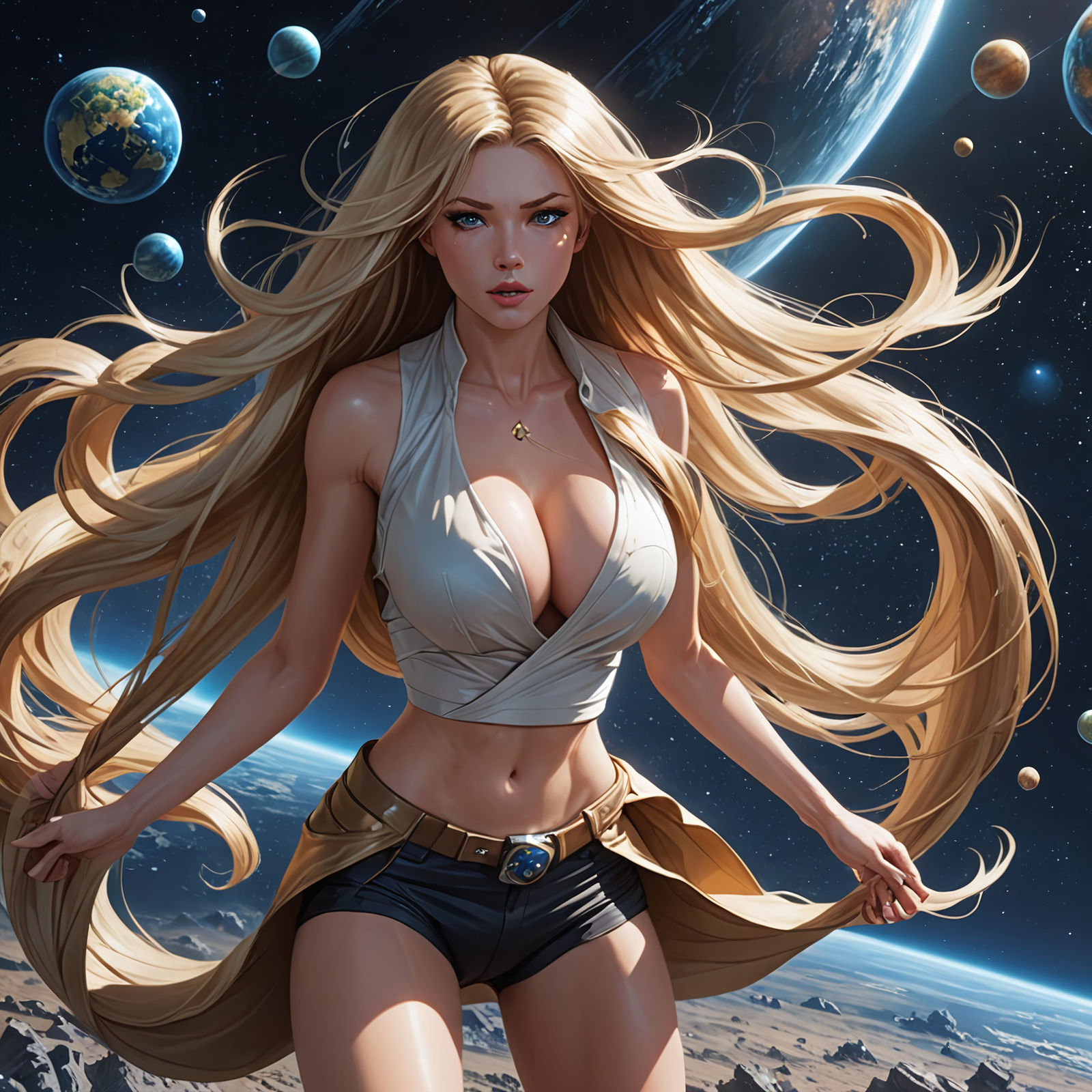 Hairdressing in zero gee