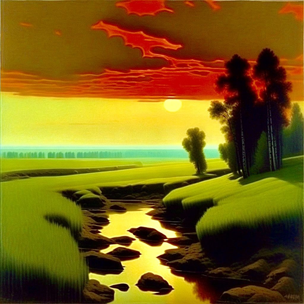 The approach of evening