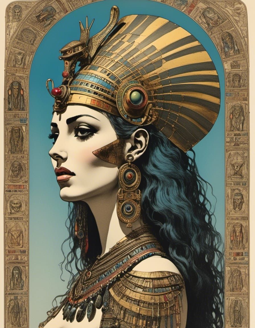 Egyptian goddess Sothis - AI Generated Artwork - NightCafe Creator