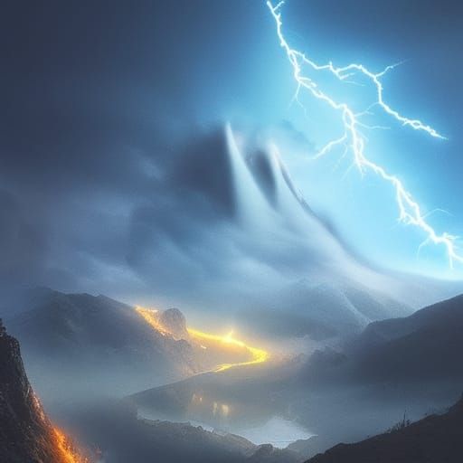 Warm lightning - AI Generated Artwork - NightCafe Creator