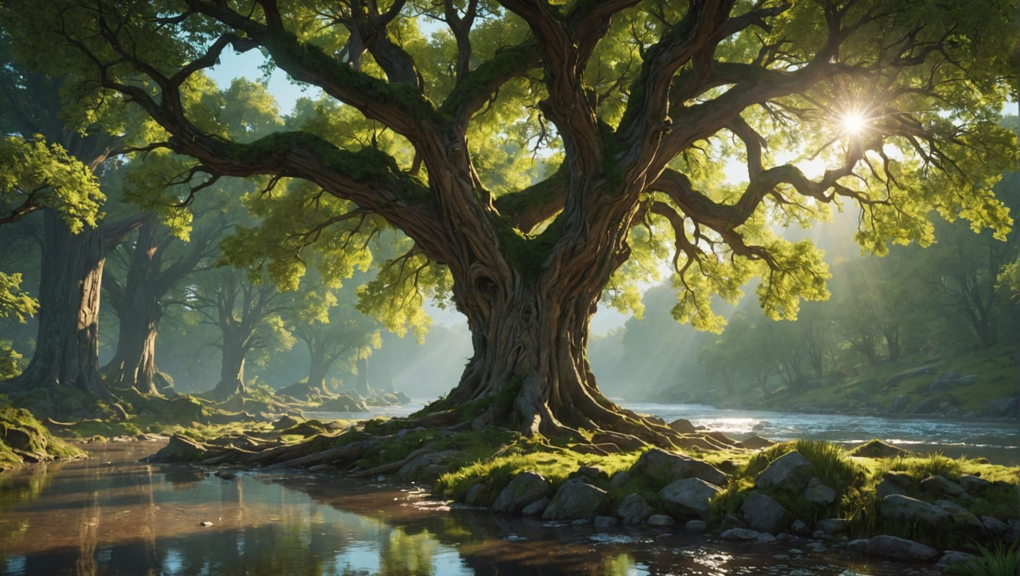 Water and forest as a place of power