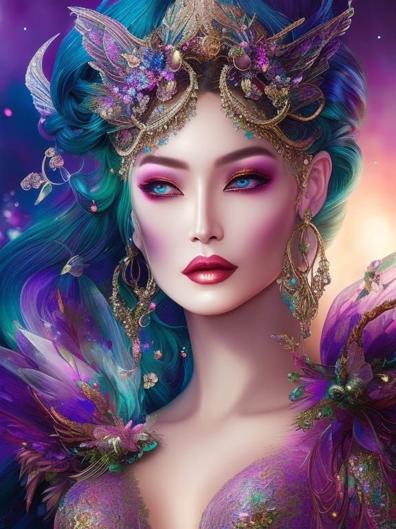 Beautiful fairy woman 59-3 - AI Generated Artwork - NightCafe Creator