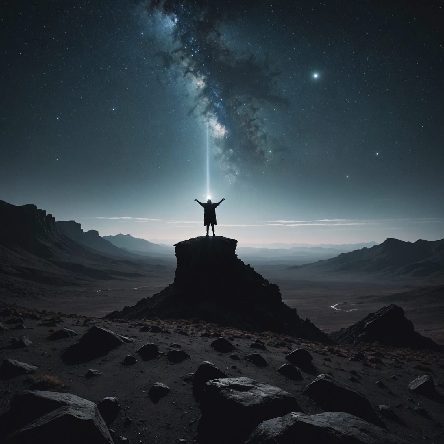 Huge Universe Giant Dwarf Figure Casting Spell