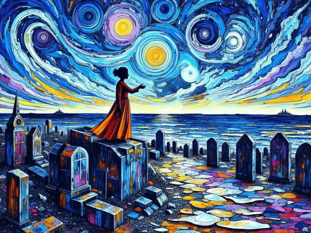 Where the earth ends, dreams begin to swirl.