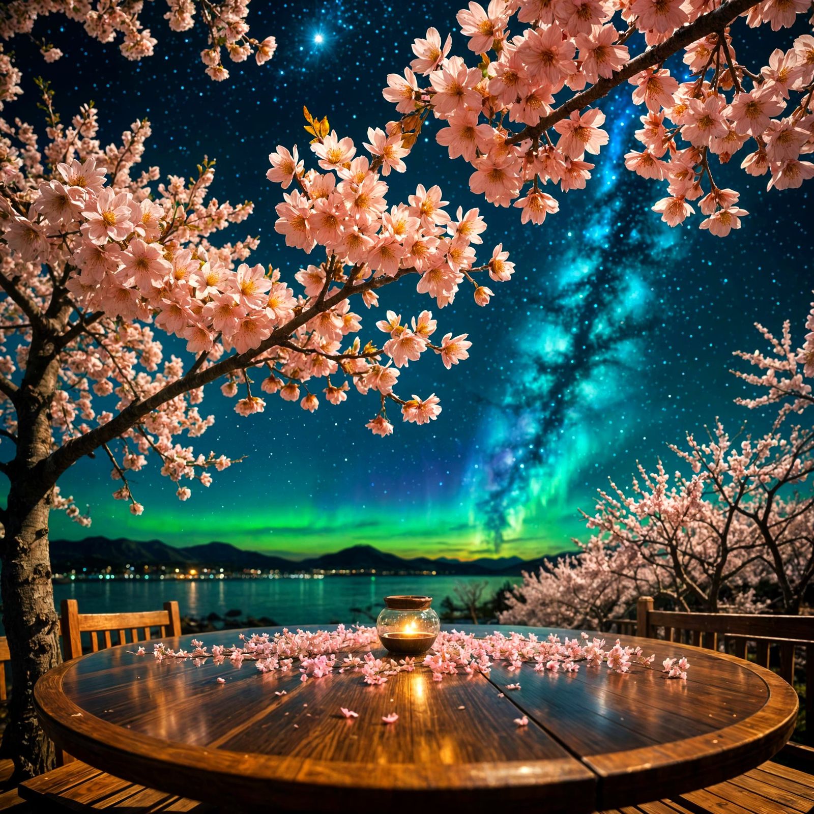 Cherry Blossom Night   by @Cillaxa