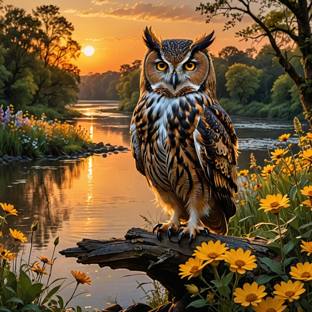 A gracious glorious Owl   by @Uttia Majumdar