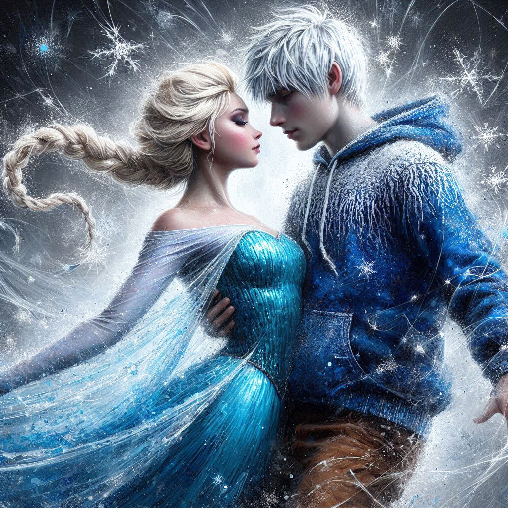 Jack Frost and Elsa