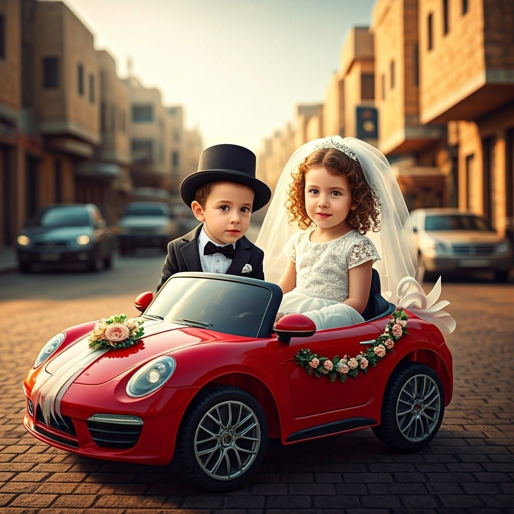 החתן והכלה בשכונה