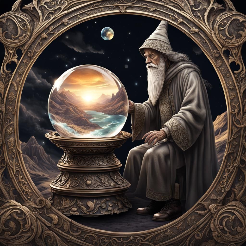 A Wizard of Time and Space  by @Syrinx