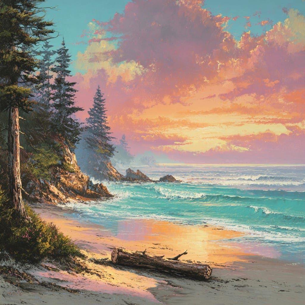 Coastal scene, North Pacific
