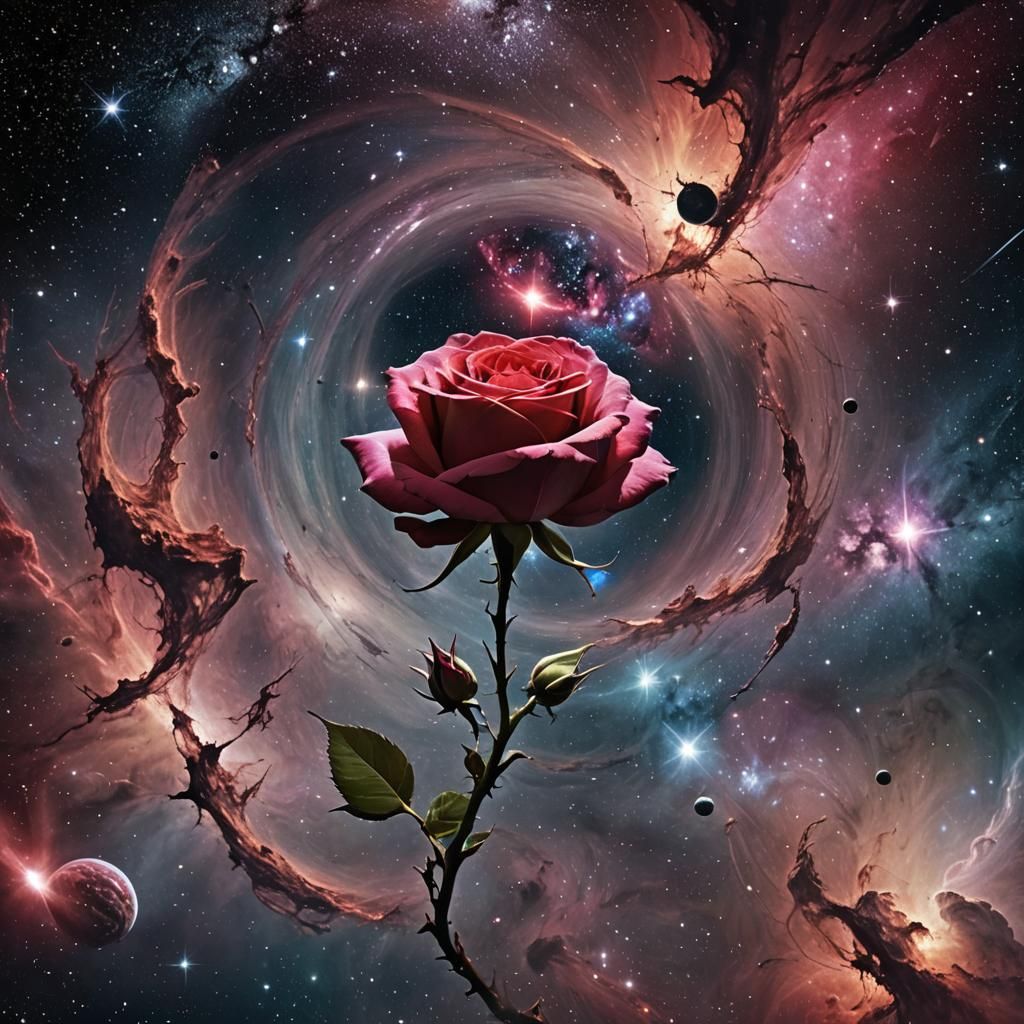 frozen rose  by @Jokavld