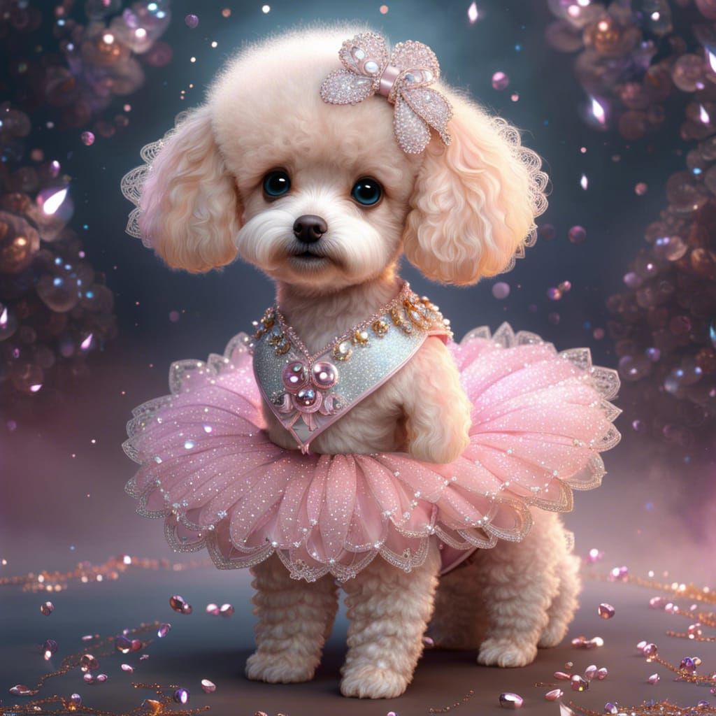 Cute baby poodle hotsell