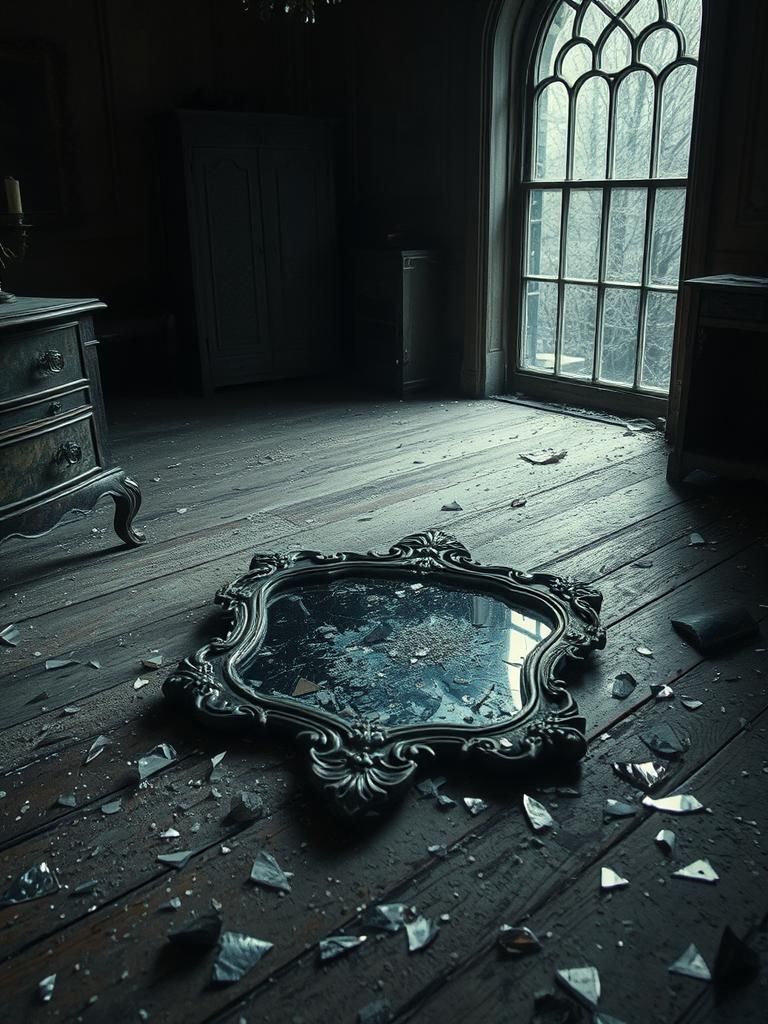 7 years bad luck  by @Caroline