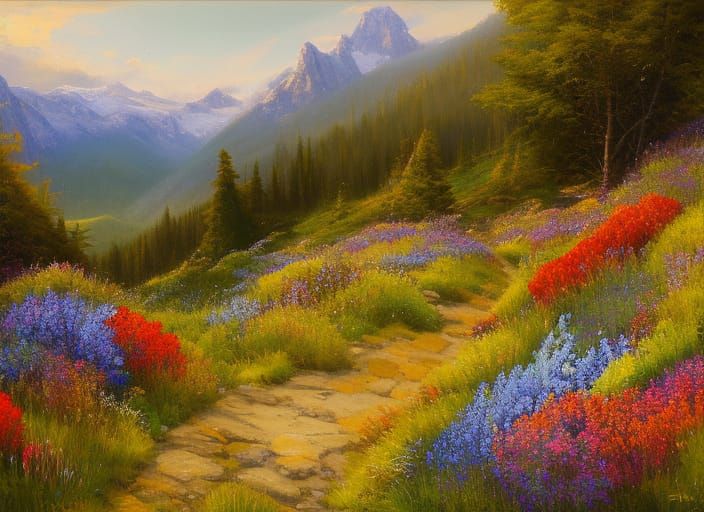 Alps in Springtime.