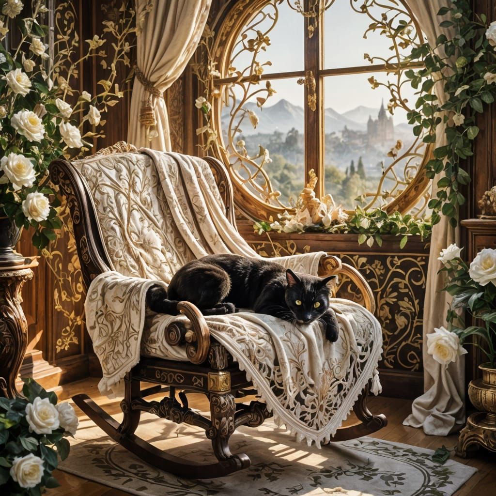 Feeric rocking chair  by @HecateWayne