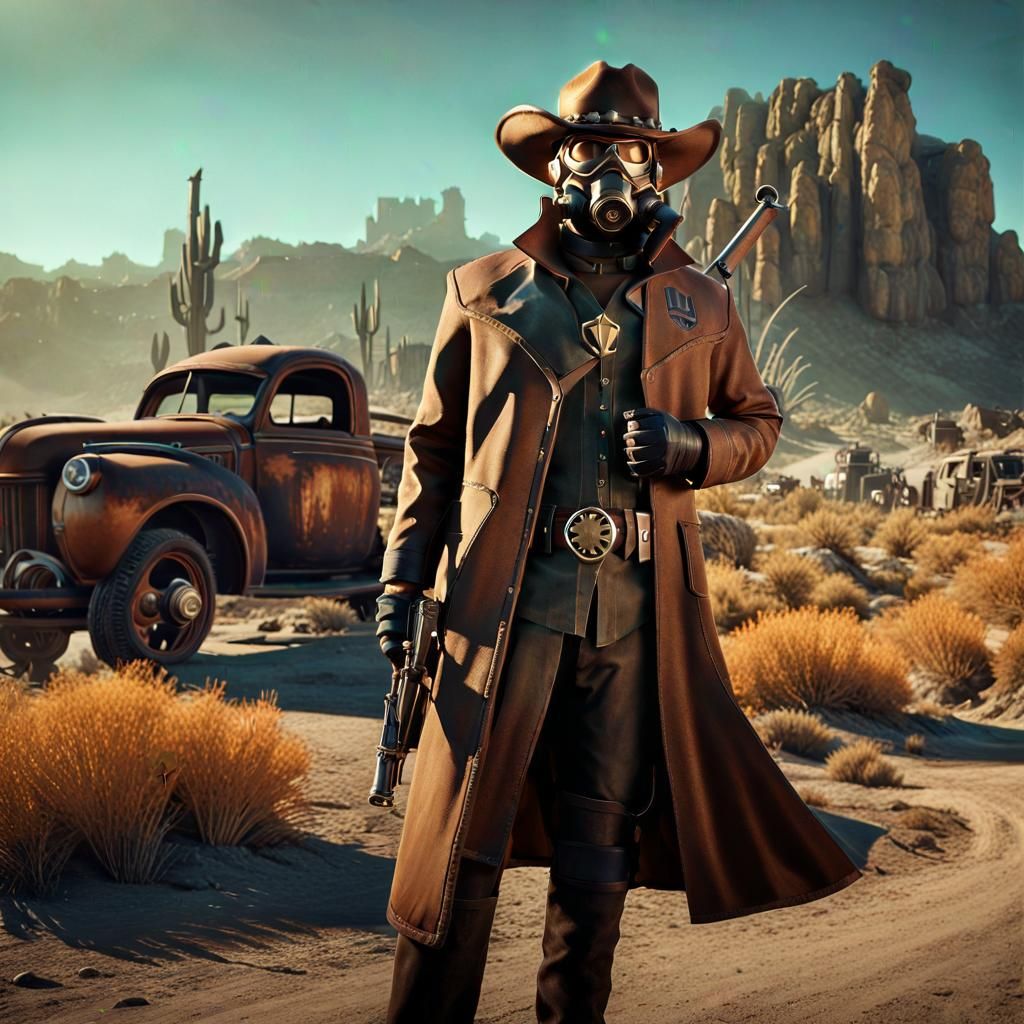 A Fallout Wasteland Ranger concept 2 - AI Generated Artwork - NightCafe ...