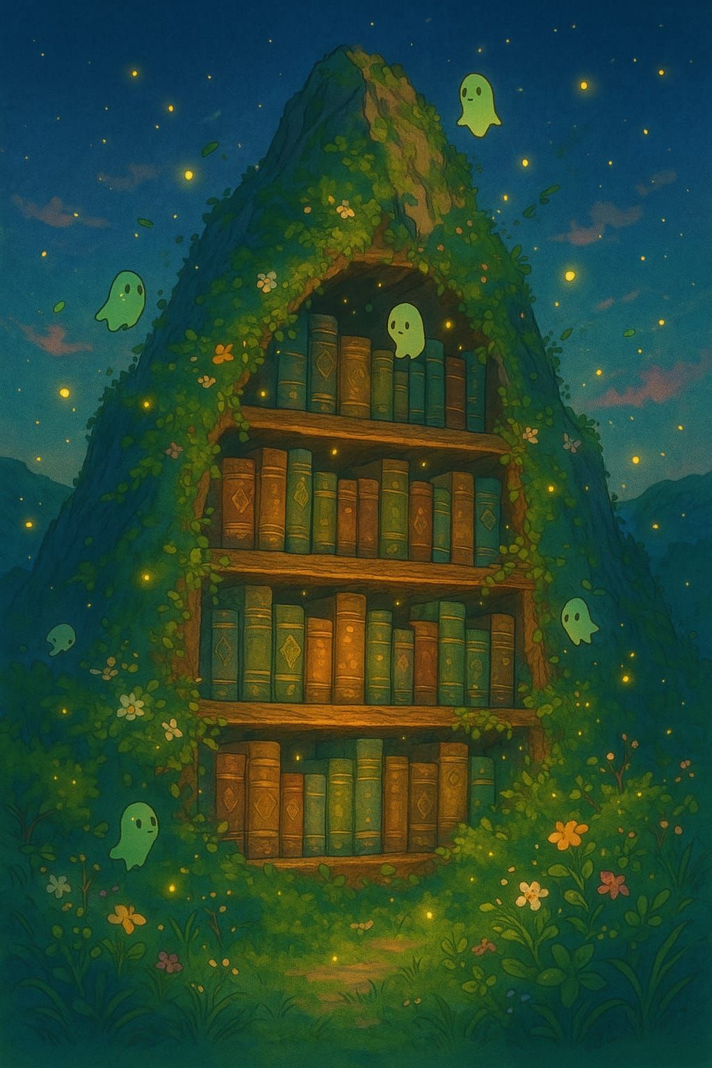 Bookshelf - Mountain