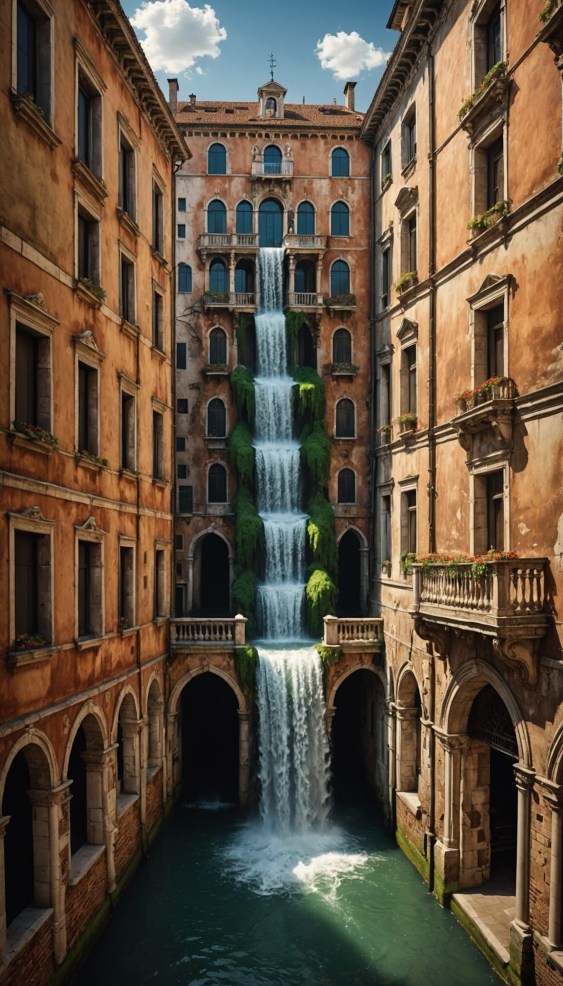 Renaissance cascade   by @Geofranz-Italy