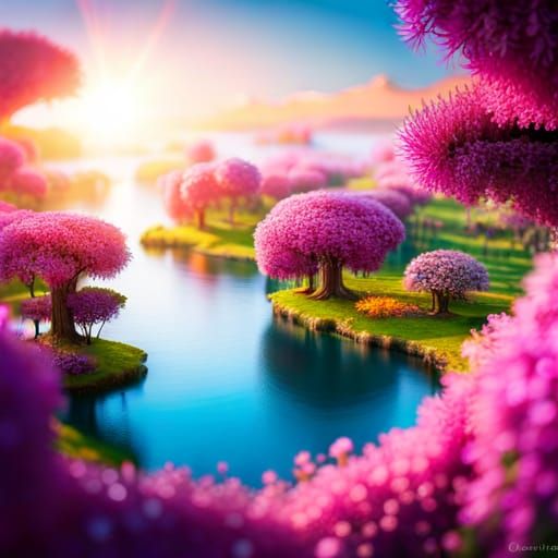 Plastic Valley AI Generated Artwork NightCafe Creator