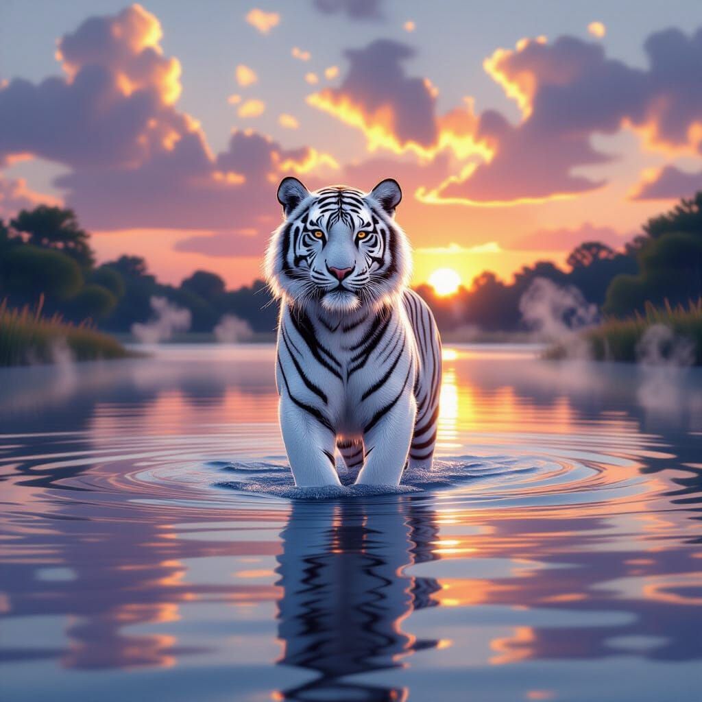 טיר ה באמצע אגם מל תננים