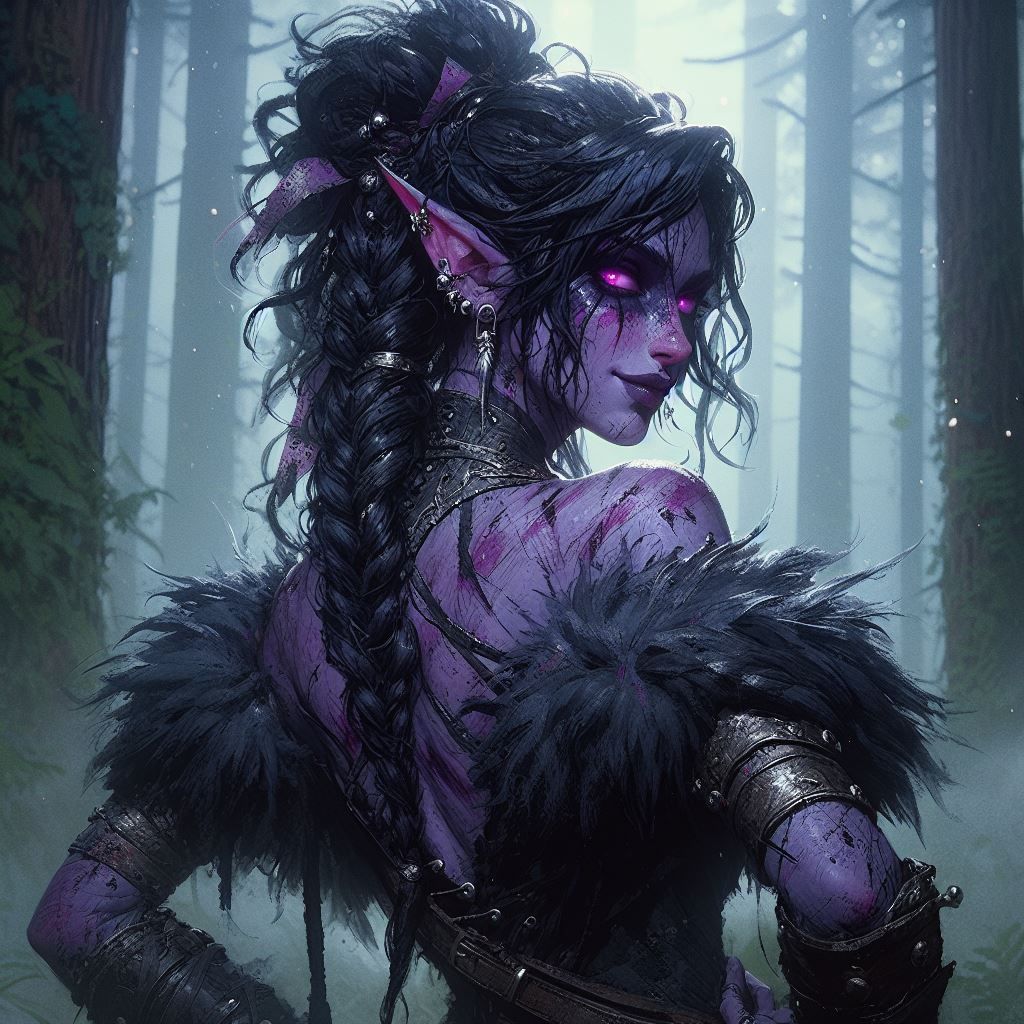 the purple elf