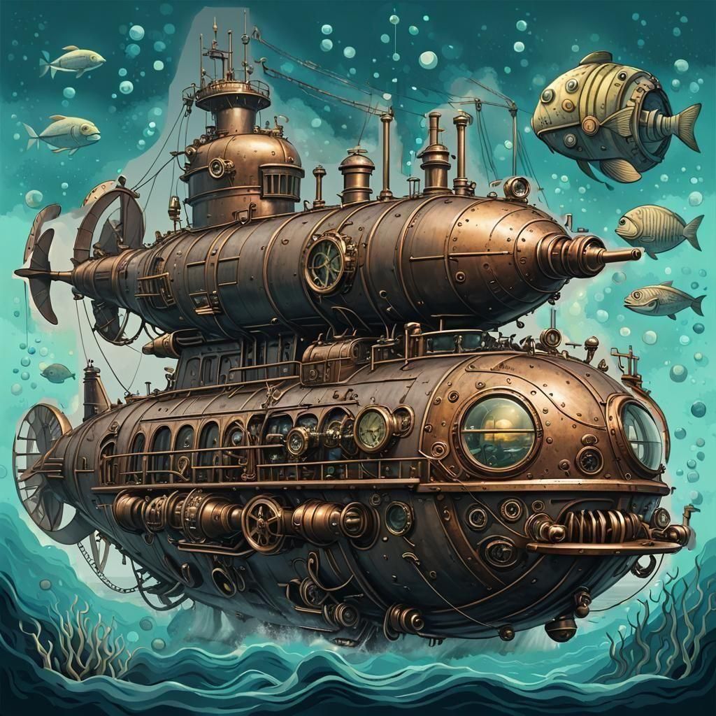 Jules Verne; 2000 leagues under the sea.  by @undefined