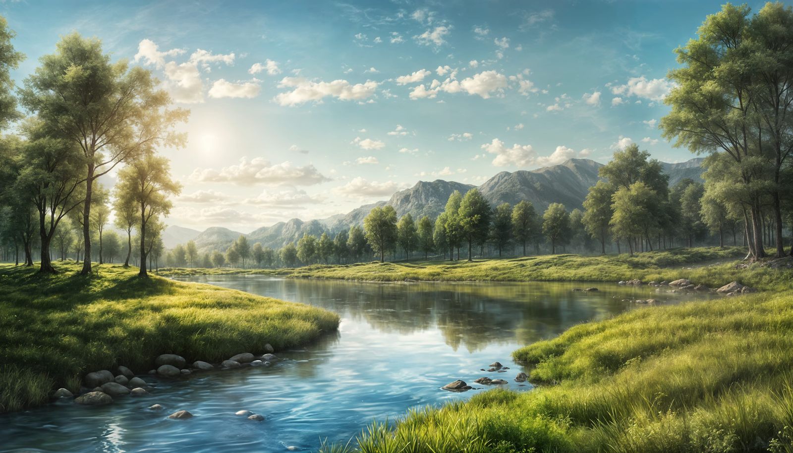 A river runs through it  by @John Leonard