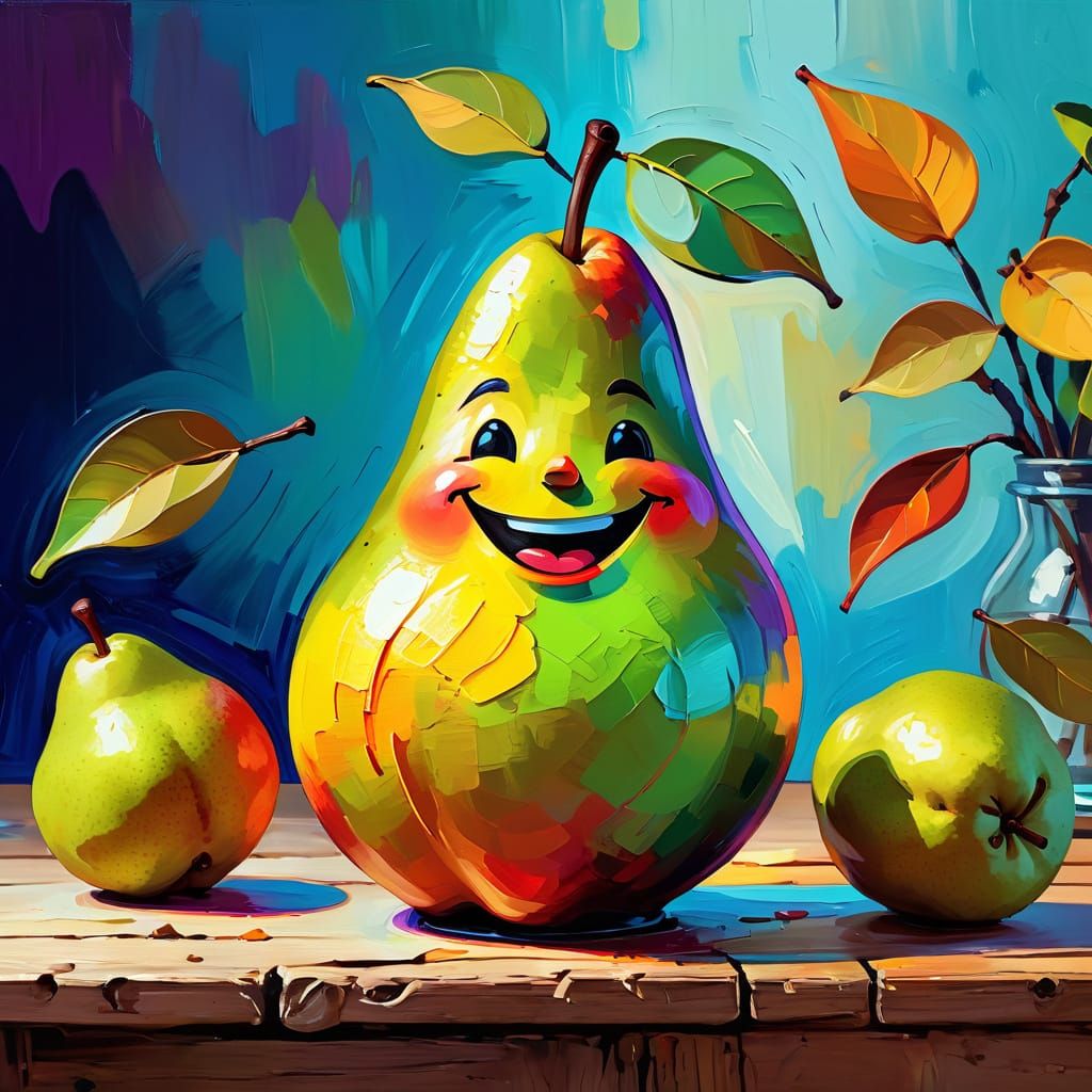 a pear to laugh at  by @niles cc lover