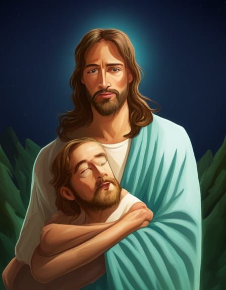 Love jesus - AI Generated Artwork - NightCafe Creator