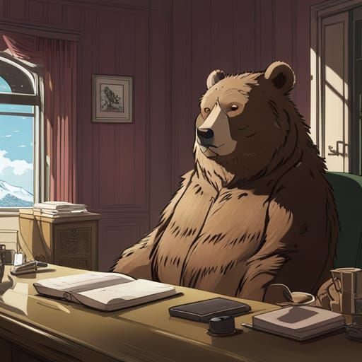 The president of Russia is a Eurasian Brown Bear