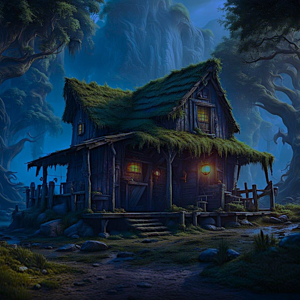 Shrieking Shack "Is someone in there?"