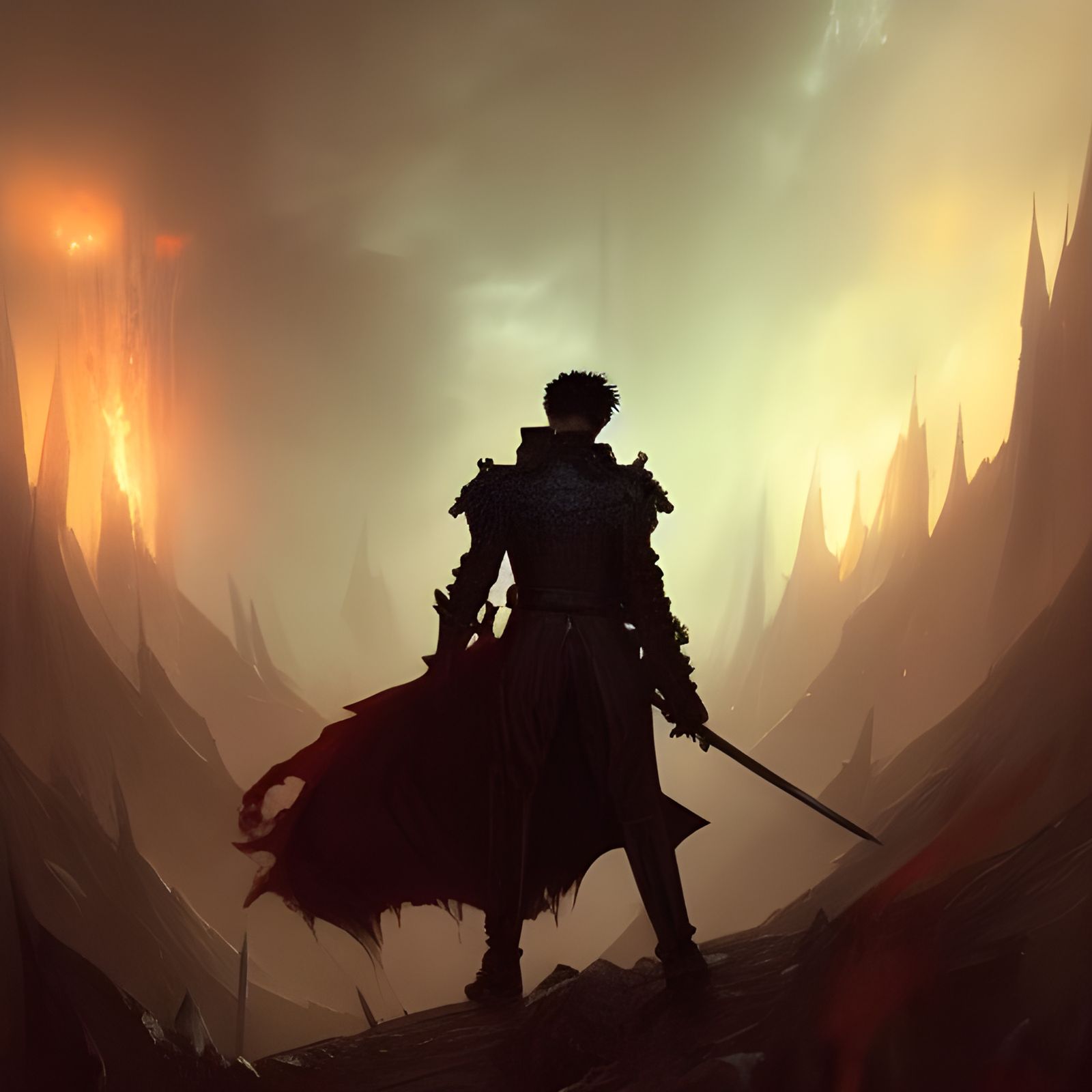 The Black Swordsman - AI Generated Artwork - NightCafe Creator