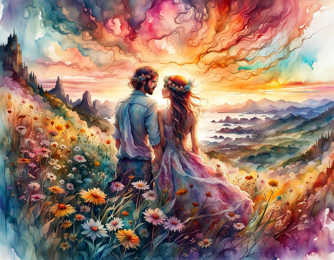 Romantic Day - AI Generated Artwork - NightCafe Creator