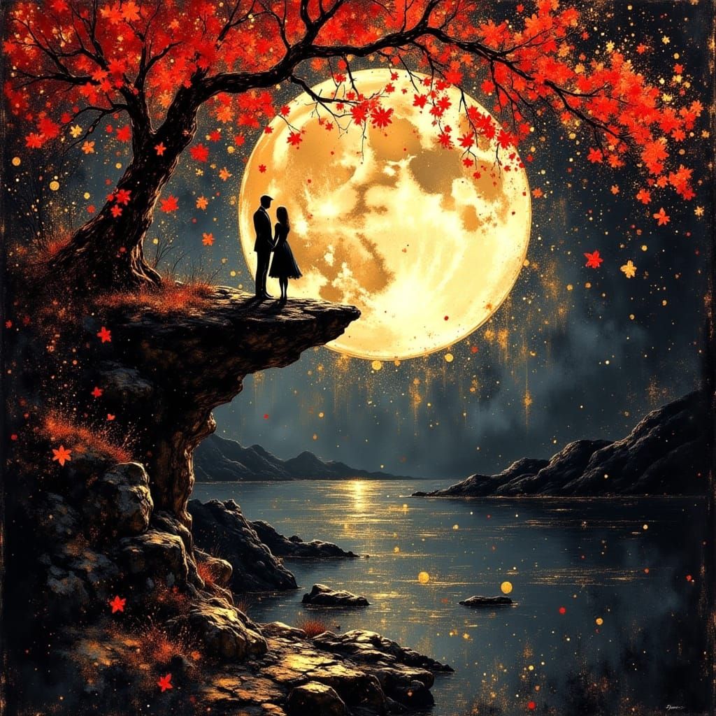 Under The Moonlight  by @Mooncraftnartsrose