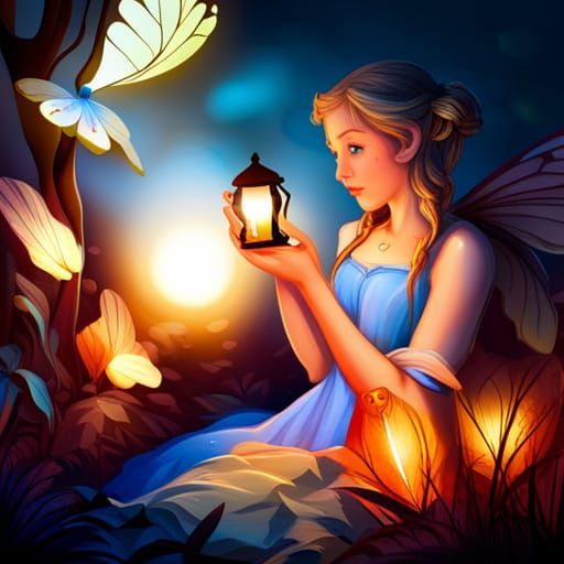 Lantana, the Fairy Princess - AI Generated Artwork - NightCafe Creator