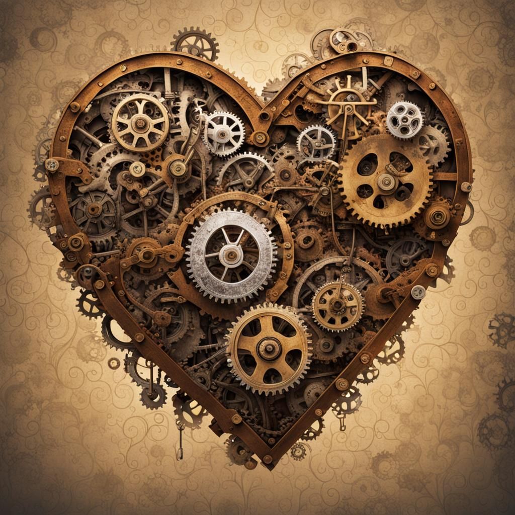 Mechanical heart  by @dinsat