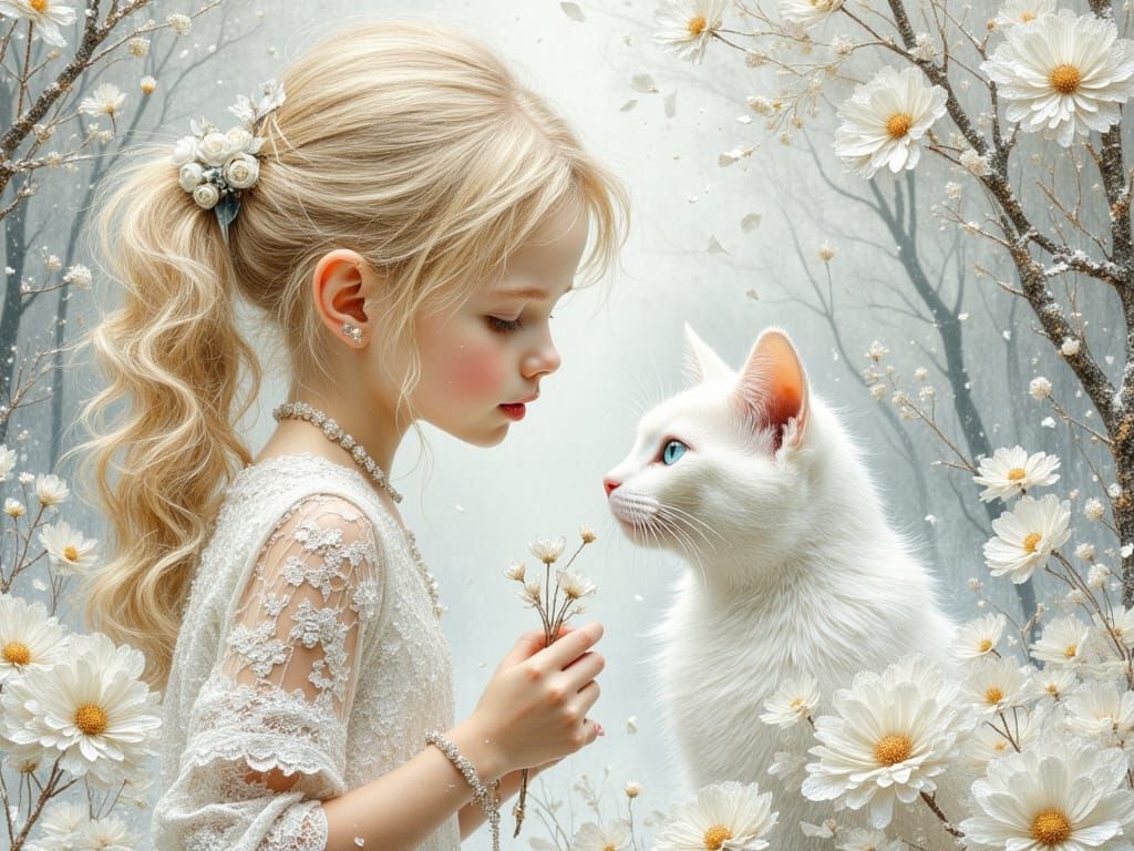 Whispers in White  by @AlfredaH