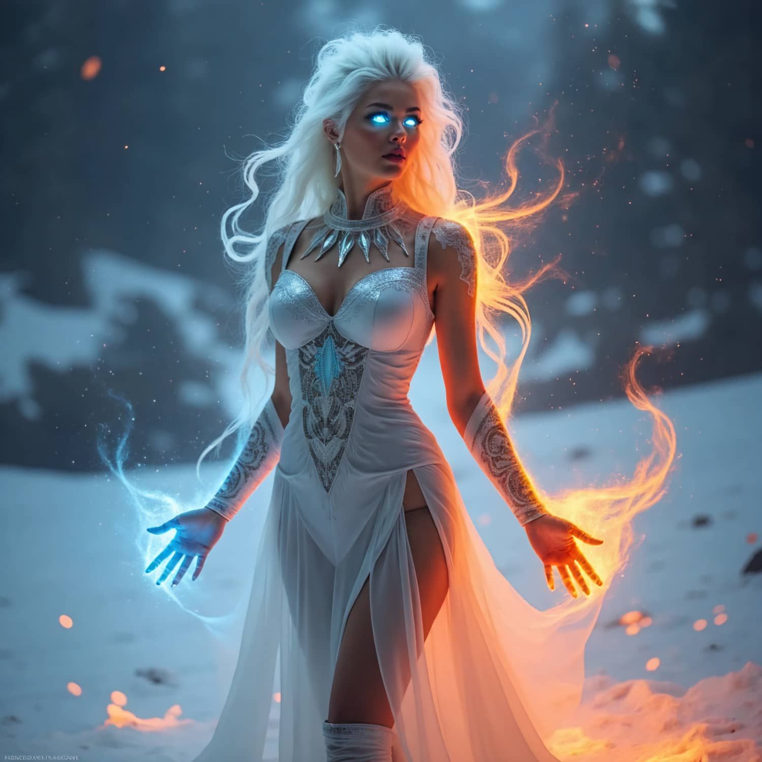 Goddess of ice and fire