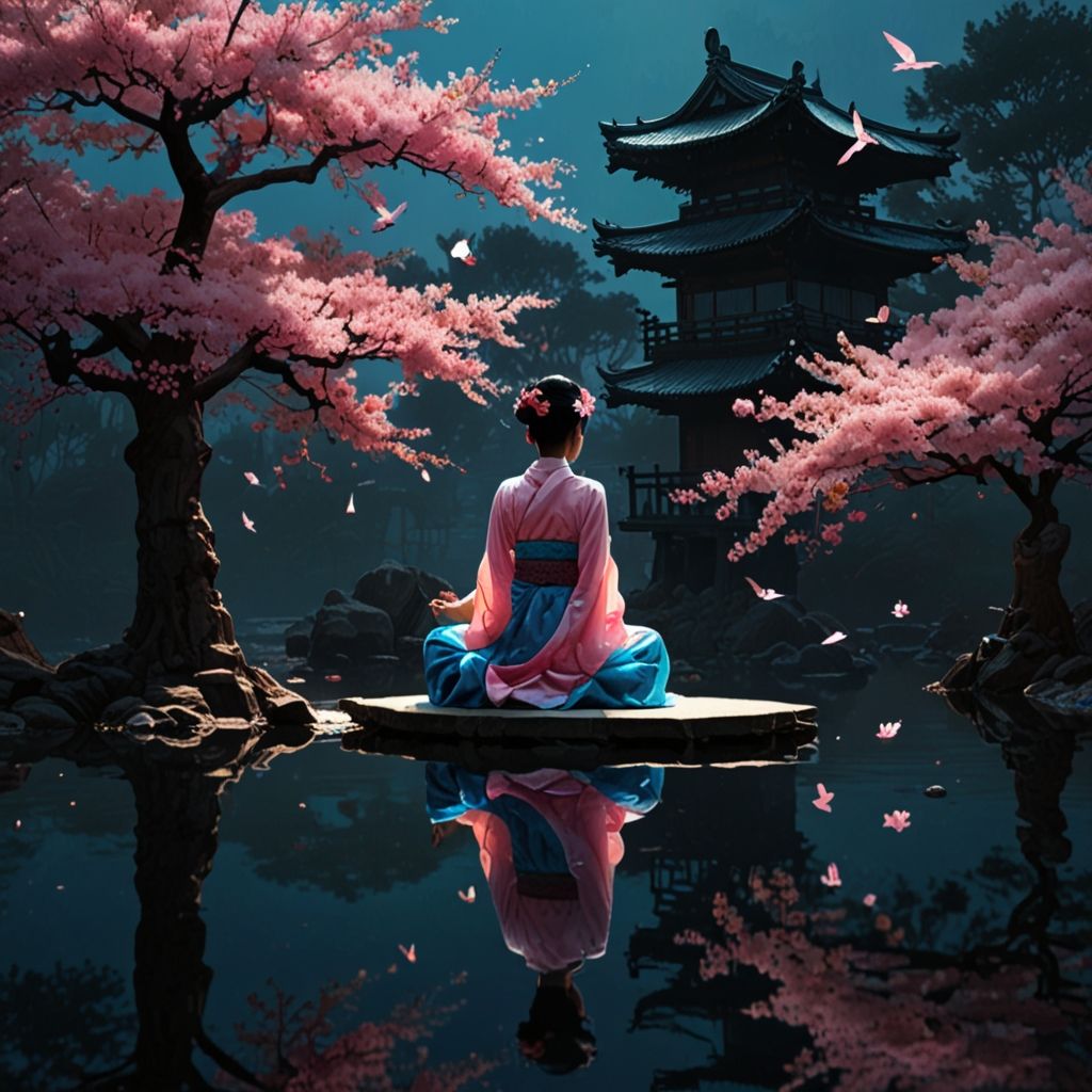 Geisha Meditating