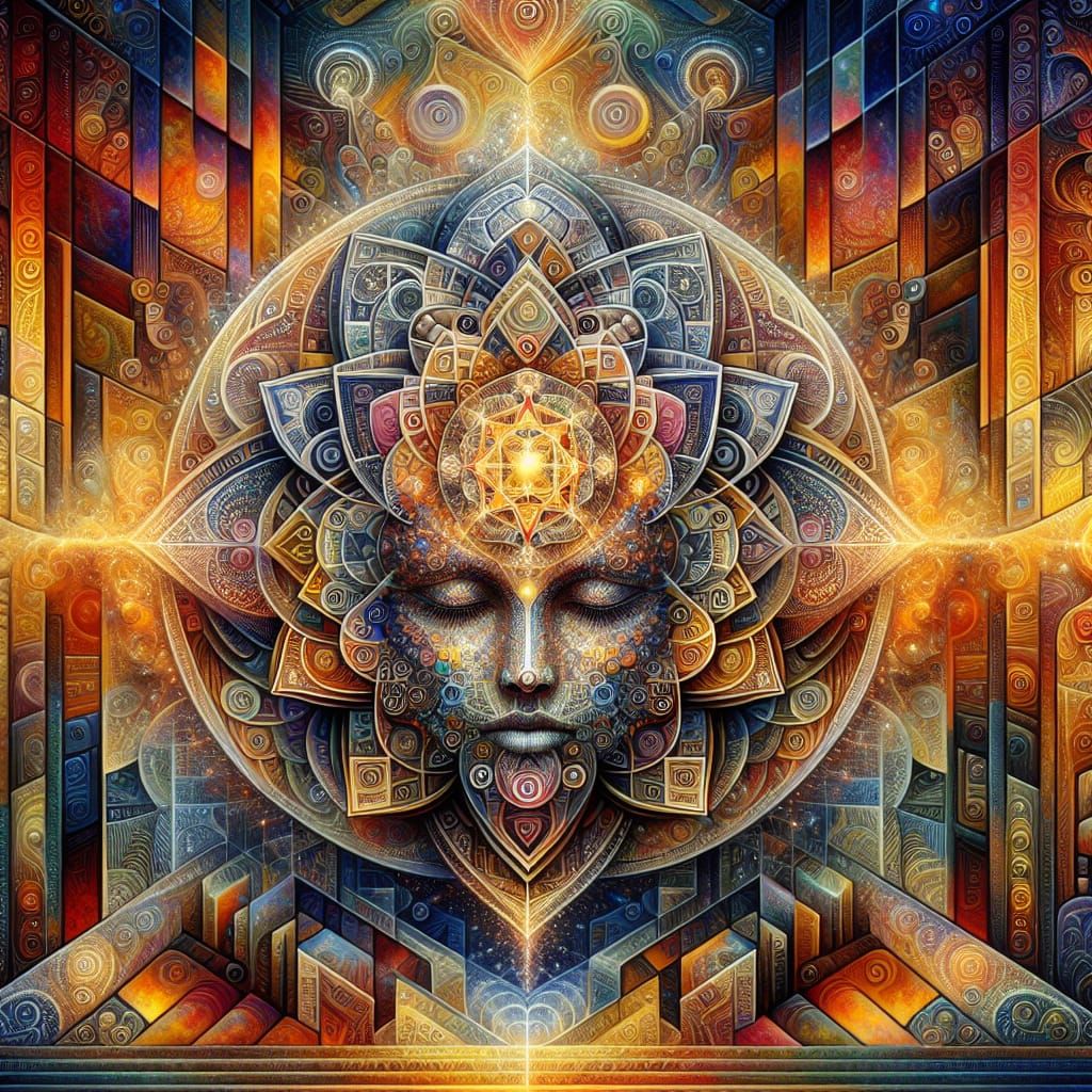 The mysteriously transcendent geometric symmetry experience  by @SueD