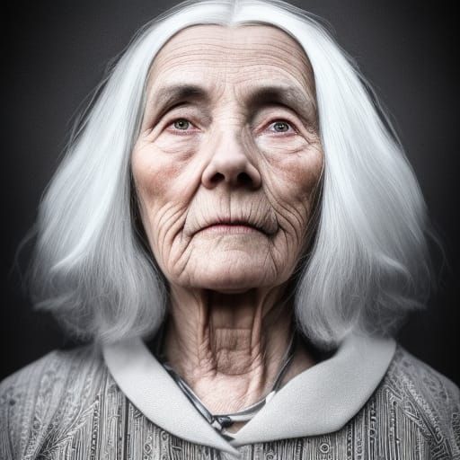 A wise charming elderly woman - AI Generated Artwork - NightCafe Creator