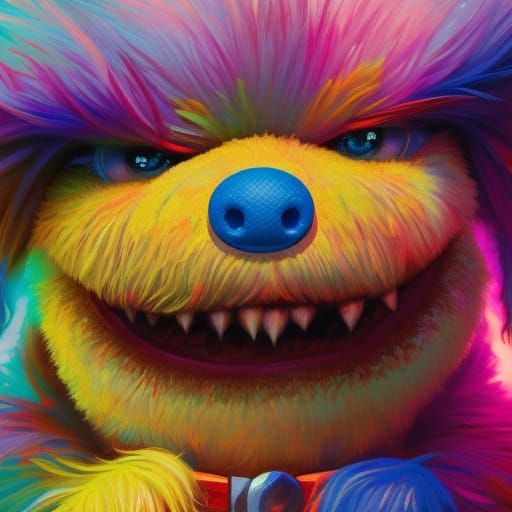 Not so friendly monster...